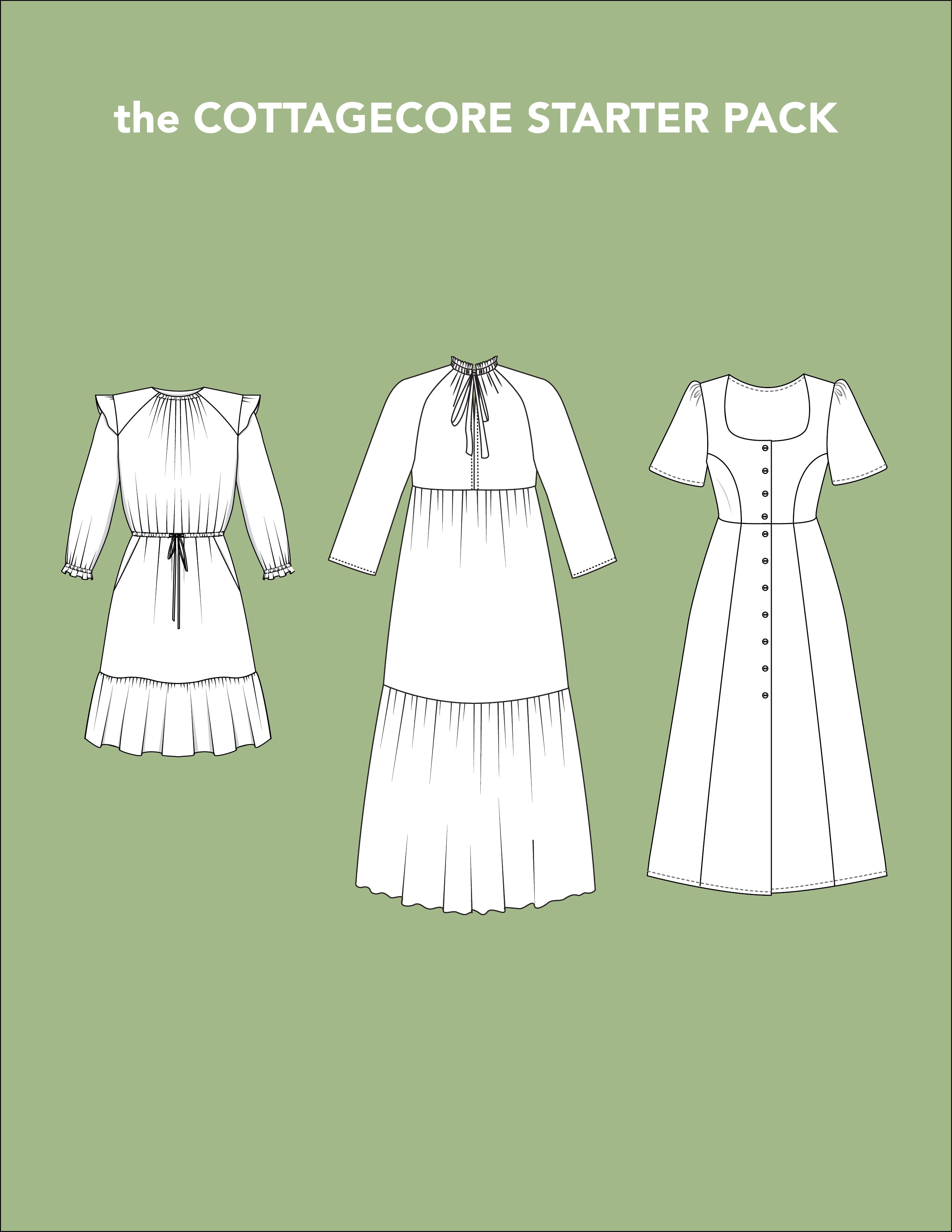 cottagecore dress pattern